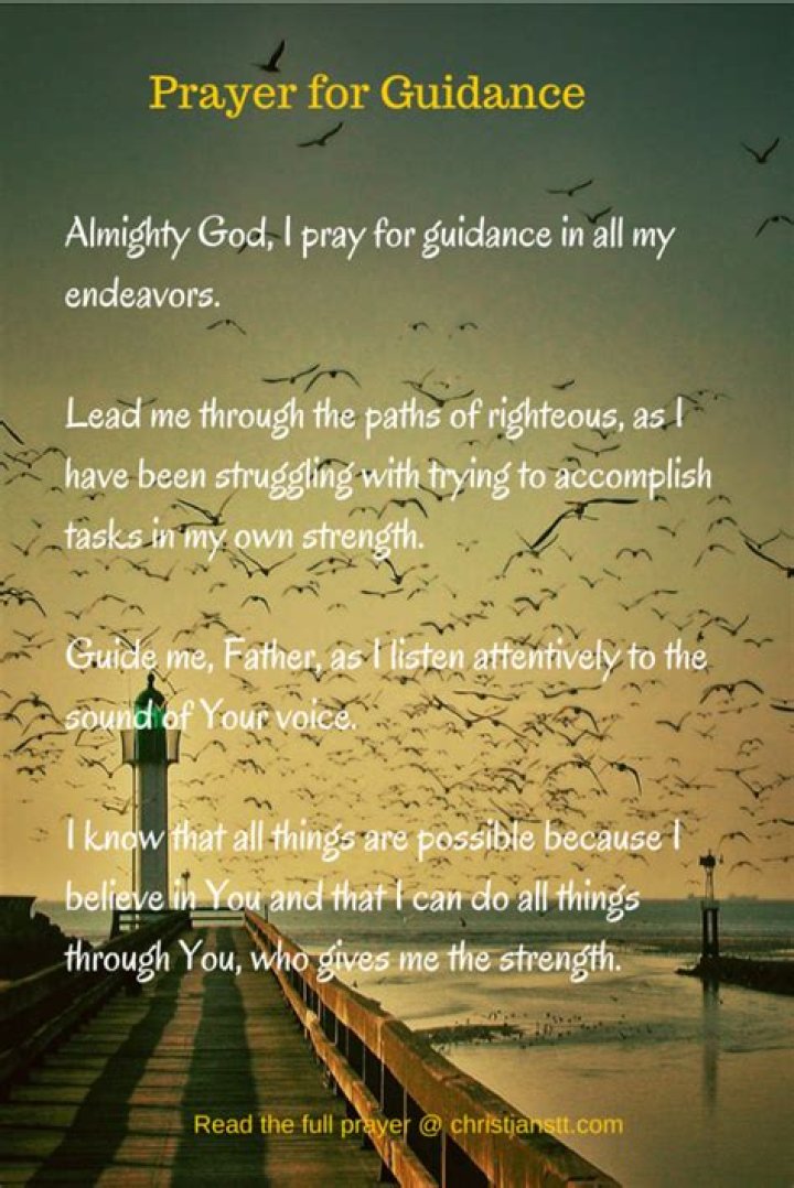 Prayers For Inspiration And Guidance