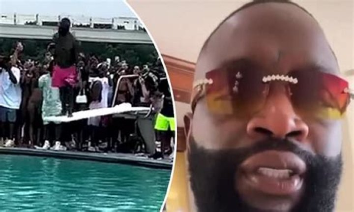 Rick Ross's Massive Pool: A Symbol Of Success And Luxury