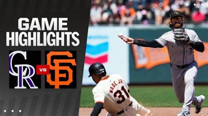 Rockies VS Giants live stream 28 July 2024