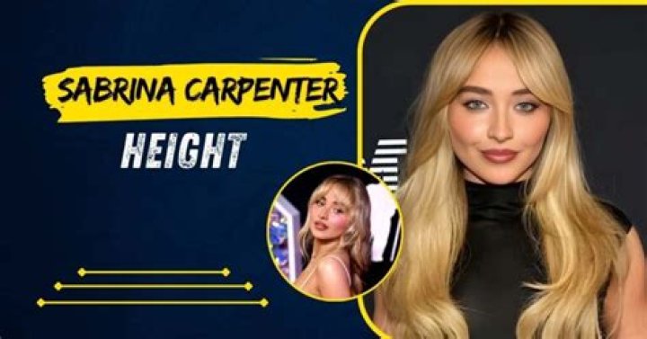 Sabrina Carpenter's Height And Body Stats