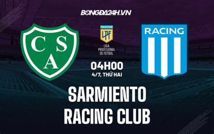 Sarmiento - Racing Club live video 24/07/2024
