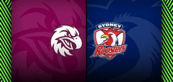 Sea Eagles v Roosters live 27/07/2024