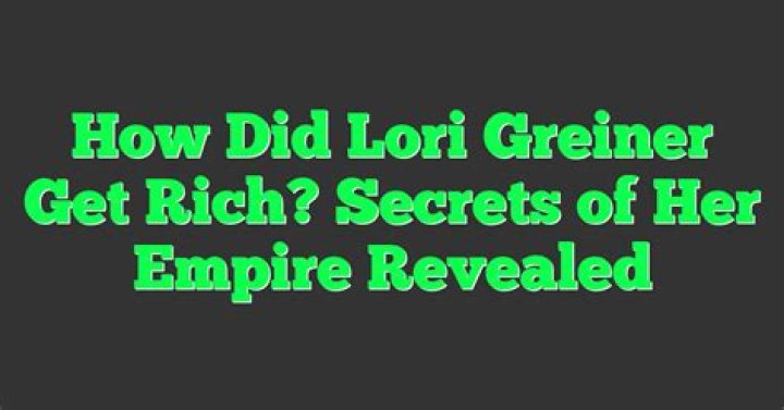 Secrets Of Her Financial Empire Revealed