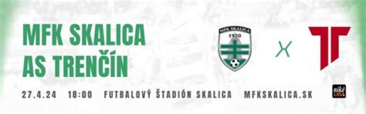 Skalica : Zemplín naživo MFK Skalica : AS Trenčín prenos Trenčín živý 27/07/2024 Pozerať TV