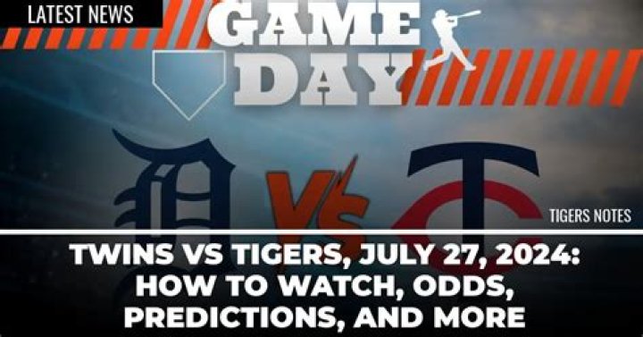 (((Soccer>>>>))) Today: Twins vs Tigers live 27.07.2024