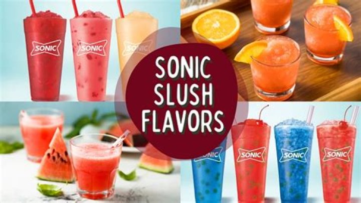 Sonic Slushies: A Refreshing Summer Treat