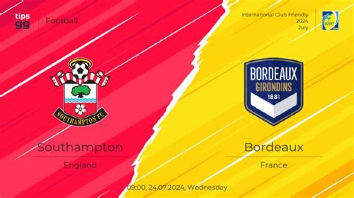 Southampton vs. Bordeaux live streaming 24.07.2024