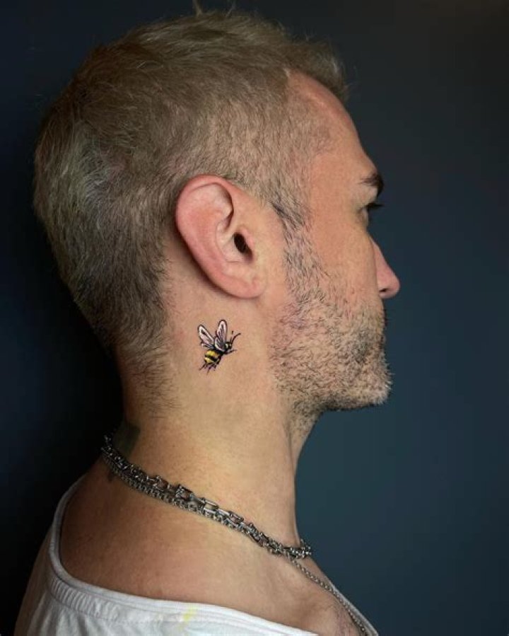 Tattoos Behind Ear Male