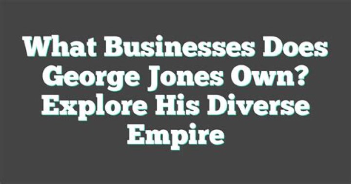 The Enormous Wealth Of George Jones: Exploring His Net Worth