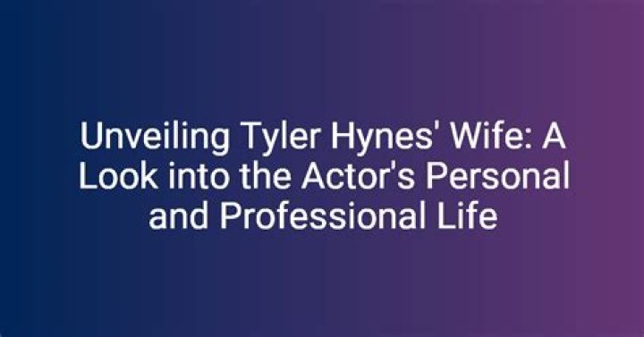 The Inspiring Journey Of Tyler Hynes' Wife