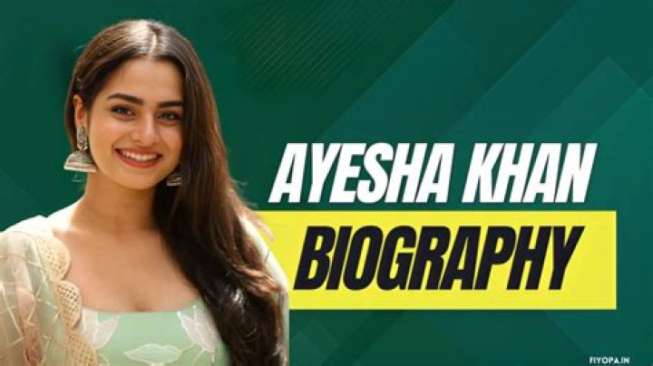 The Life And Legacy Of Ayesha Khan: A Comprehensive Biography