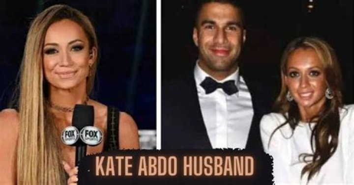 The Mister Behind The Mic: Meet Kate Abdo's Husband