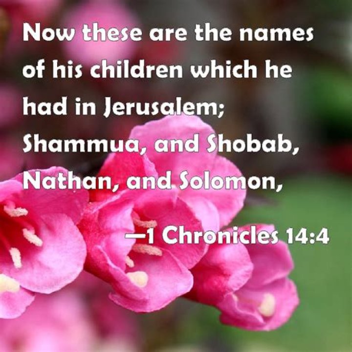 The Names Of His Children