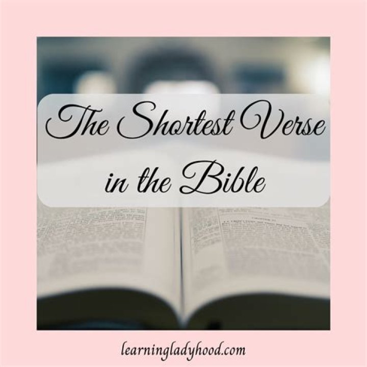 The Shortest Verse In The Bible: Jesus's Heartbreaking Lament