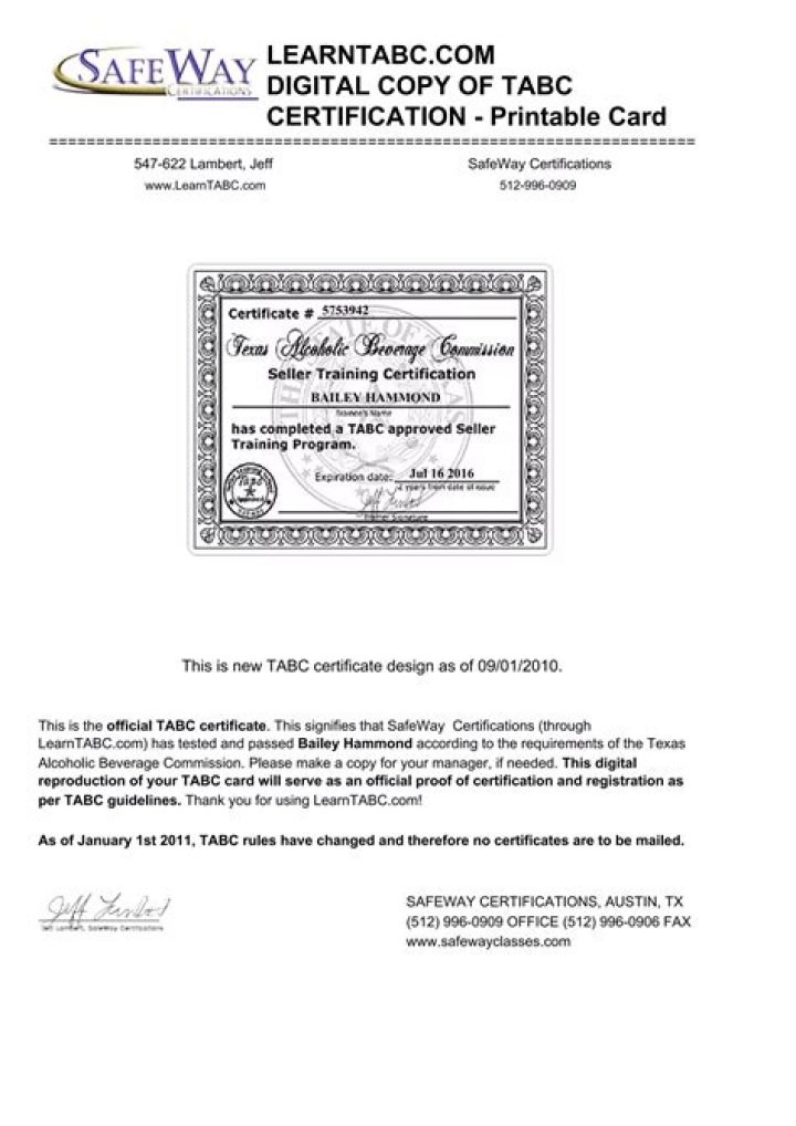 The Ultimate Guide To Obtaining A TABC Certificate For Your Business