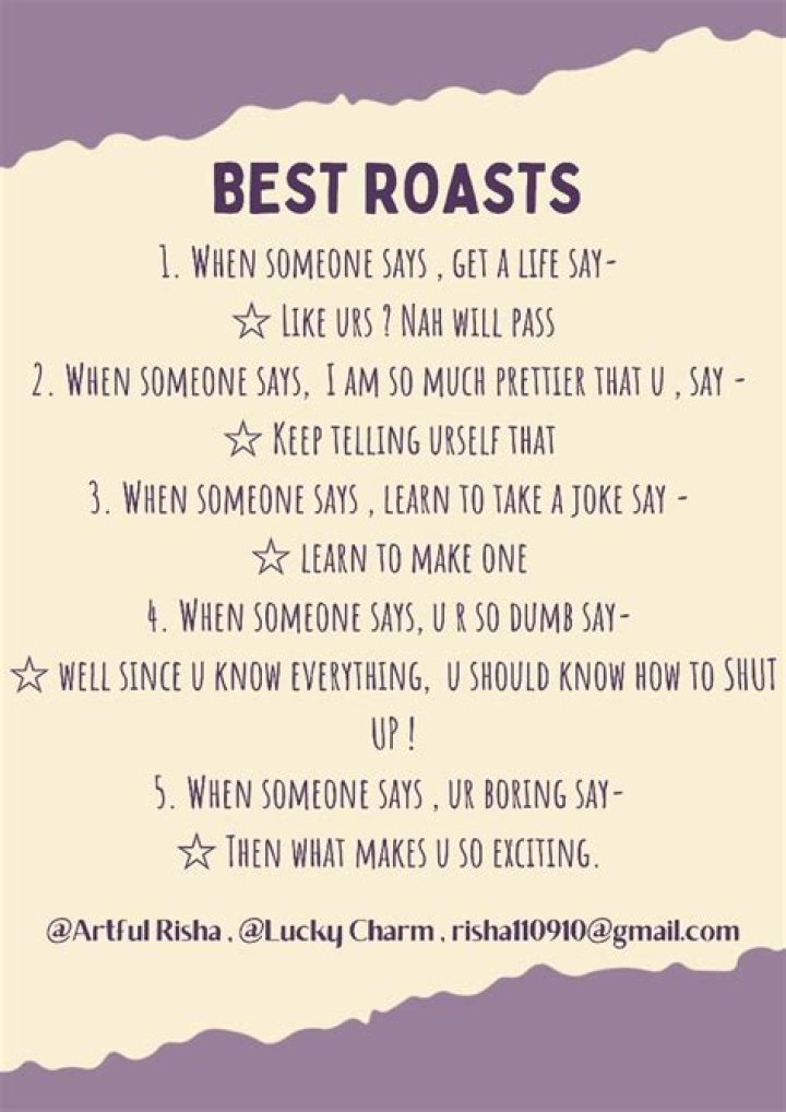 The Ultimate Guide To The 10 Most Savage Roasts That Will Leave You Speechless