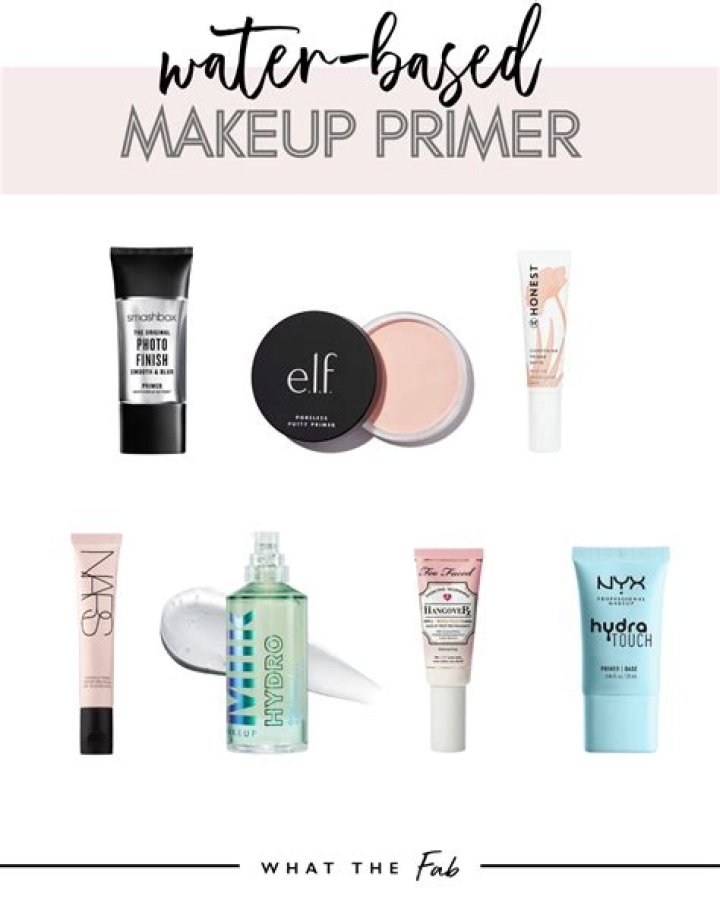 The Ultimate Guide To Water-Based Primers For Drugstore Beauty Enthusiasts