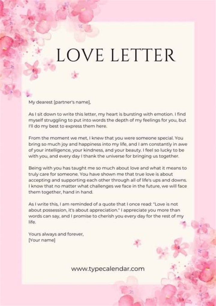 The Ultimate Love Letter To My Girlfriend, Expressing My Heartfelt Affection