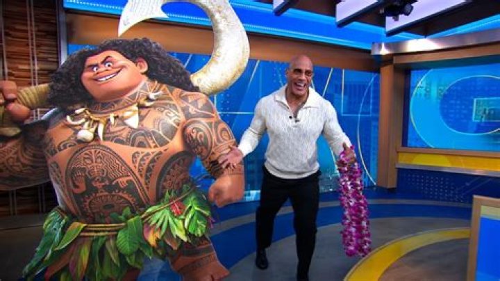 The Voice Of Maui In Disney's Moana: Dwayne 
