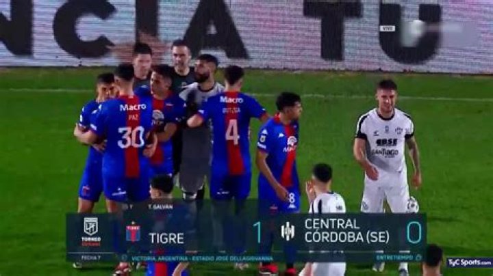 Tigre vs Central Córdoba live match 26 July 2024