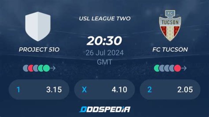 Today: Project 51O vs Tucson live 26 July 2024