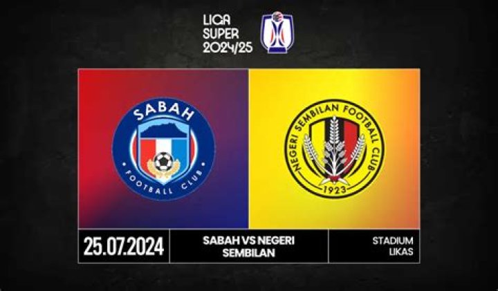 Today: Sabah vs Negeri Sembilan live 25 July 2024 Today