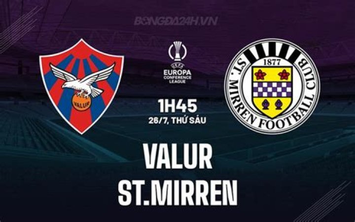 Today: Valur v St. Mirren live watch 25 July 2024 Live TV