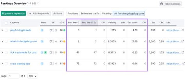Track Your Keyword Positions: Dominate Search Rankings