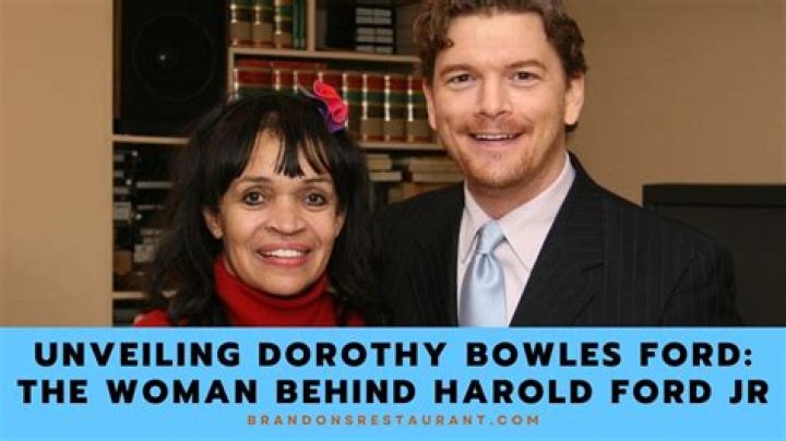 Trailblazing Politician: Dorothy Bowles Ford, Harold Ford Sr.'s Second Wife