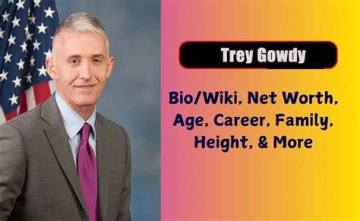 Trey Gowdy: A Comprehensive Biography And Career Overview