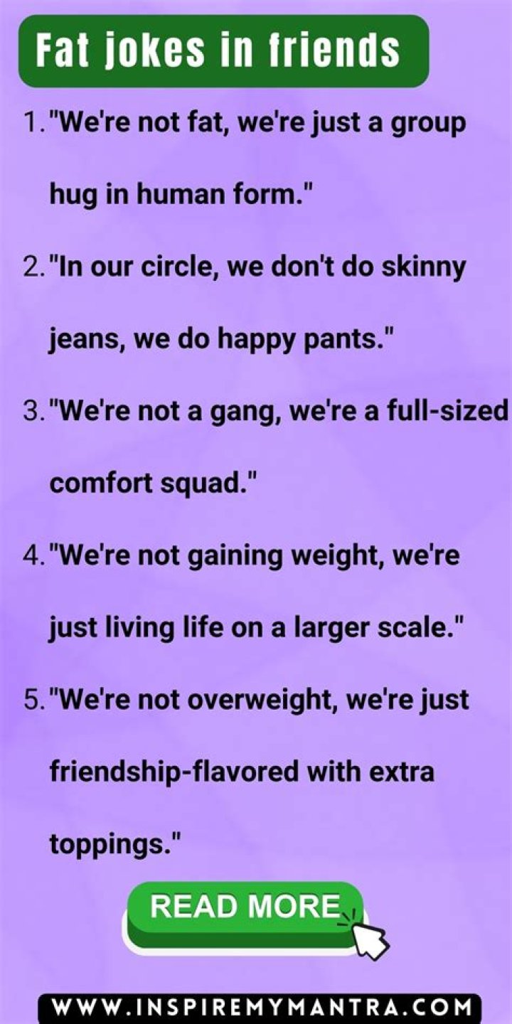 Ultimate Collection Of Hilarious Fat Jokes