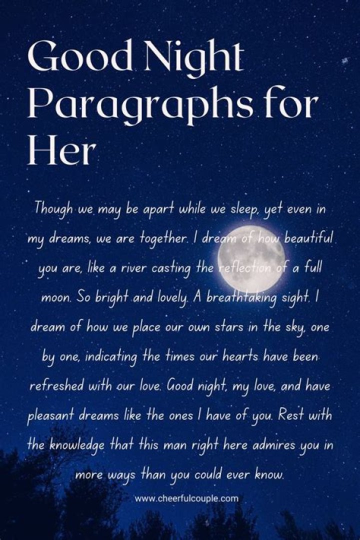 Ultimate Goodnight Paragraphs For Her: Sweet Dreams Guaranteed