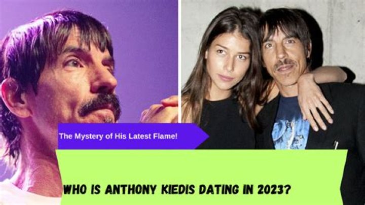 Uncover The Identity Of Anthony Kiedis's 2024 Flame