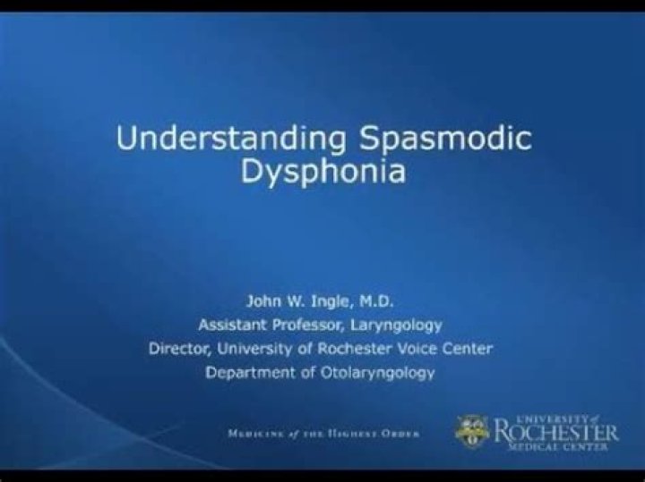 Understanding Spasmodic Dysphonia Kerry Kennedy