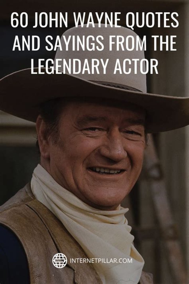 Unforgettable John Wayne Sayings: Wisdom And Grit