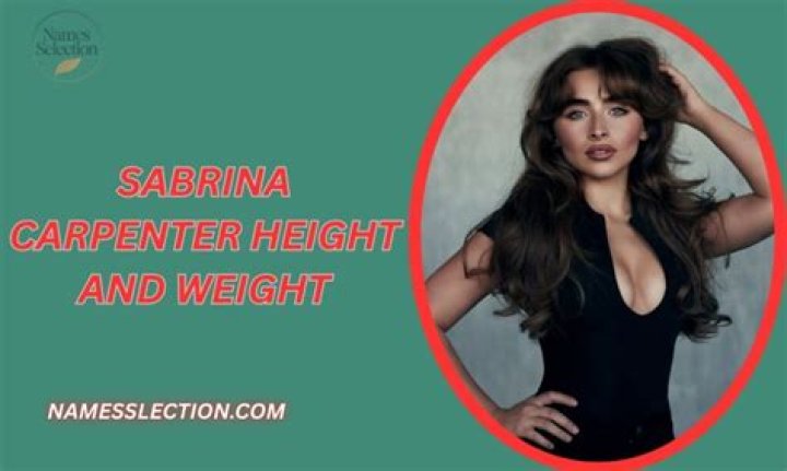 Unveiling Sabrina Carpenter's Weight: A Comprehensive Analysis