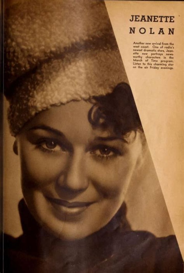 Unveiling The Legacy Of Jeannette Nolan: Discoveries And Insights