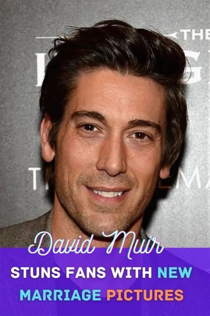 Unveiling The Significance Of David Muir's Marriage Photo: Discoveries And Insights