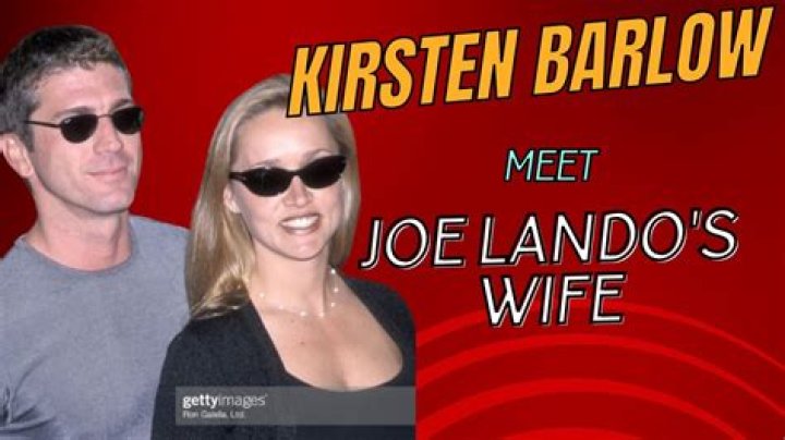 Who Is Joe Lando's Wife? Meet Kirsten Barlow