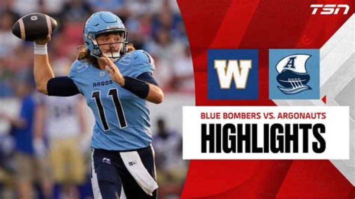 Winnipeg Blue Bombers vs Toronto Argonauts live streaming 27.07.2024 Live TV