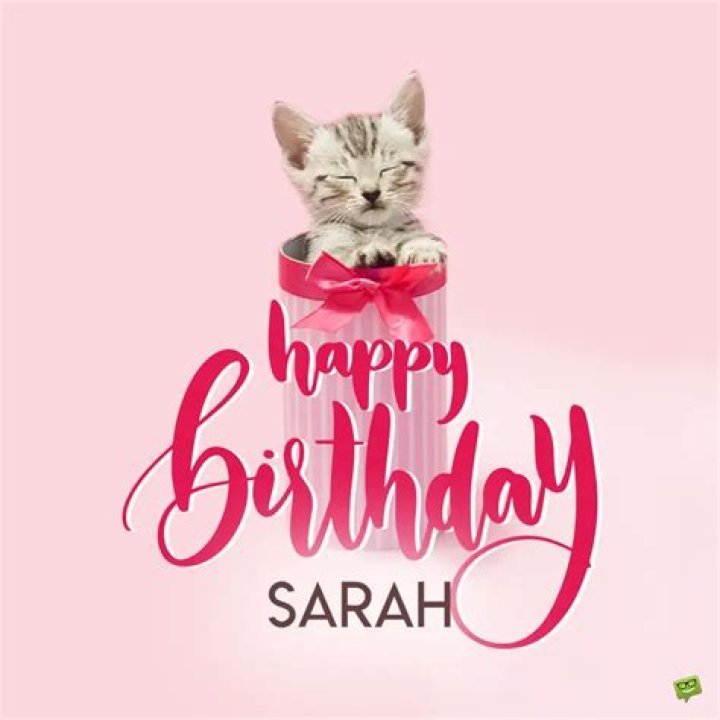 Wish Happy Birthday To Sarah Schauer: Celebrate Her Special Day