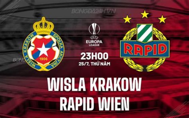 Wisła Kraków Rapid Wiedeń gledaj online Wisła Kraków vs Rapid Wiedeń Mecz na Żywo o 25 lipca 25 lipca 2024 Transmisja na żywo