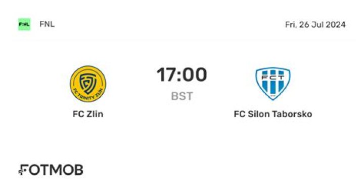 Zlín Táborsko on-line přenosu Zlín Táborsko koukněte se živě Líšeň Sigma B koukněte se 26 července 2024